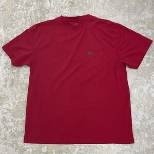 Pendleton Shirt Mens XL‎ Red Pocket Crewneck Casual Tee Cotton Classic Style